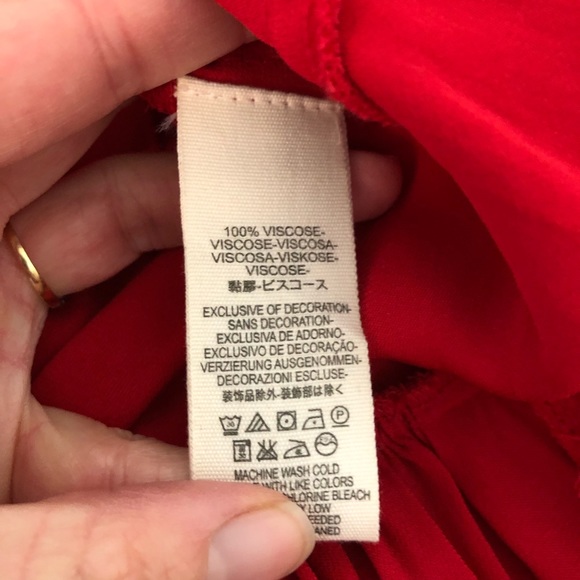 Free People CEM Red V-neck Jumpsuit 0 - Picture 7 of 8